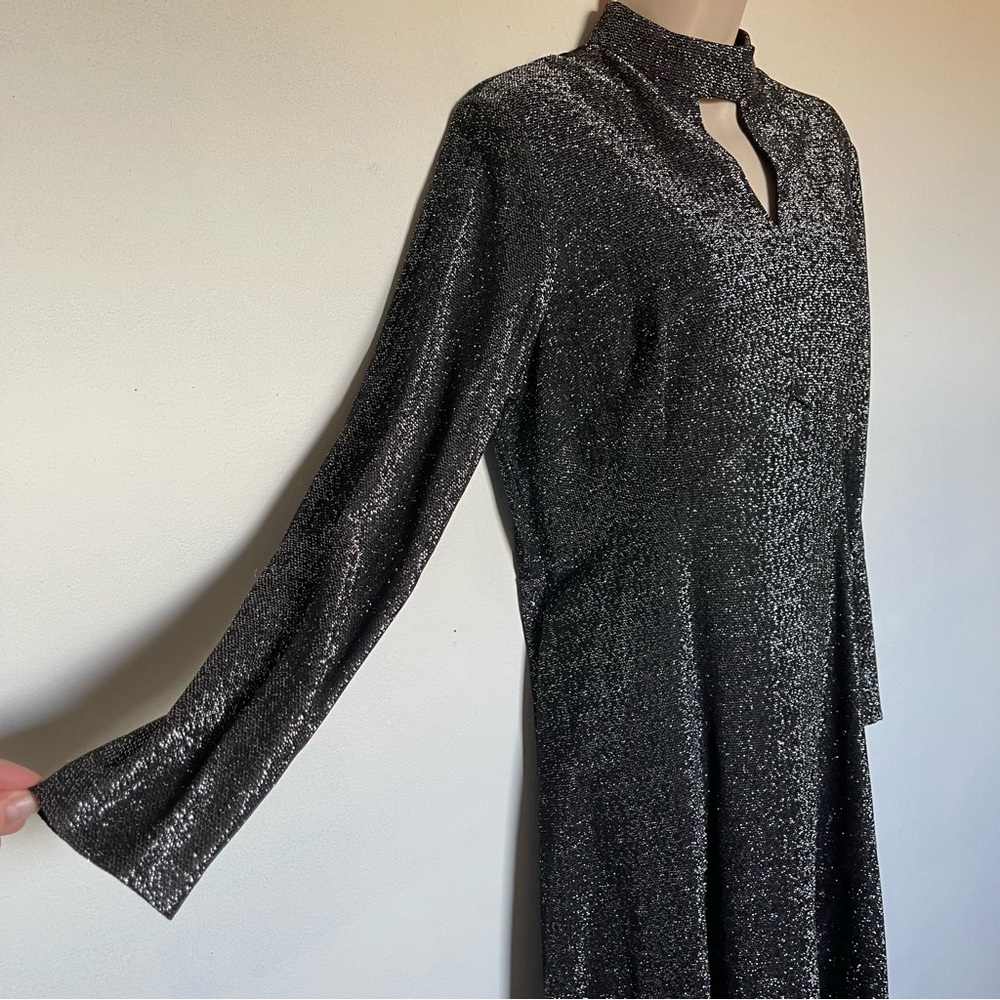 Vintage 70s Disco Maxi Dress (s15)